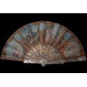 Gallantry through the centuries, fan in the style of Édouard Moreau, circa 1860