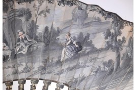 Remembering the good times. Mourning fan, circa 1760