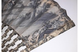 Se rappeler les bons moments. Éventail de deuil, vers 1760