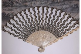 Remembering the good times. Mourning fan, circa 1760