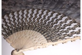 Remembering the good times. Mourning fan, circa 1760