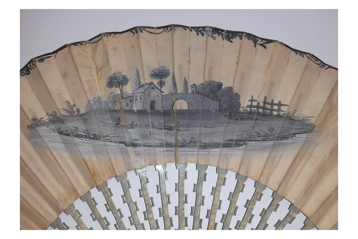 Remembering the good times. Mourning fan, circa 1760