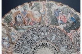 The four seasons, fan circa 1750-60