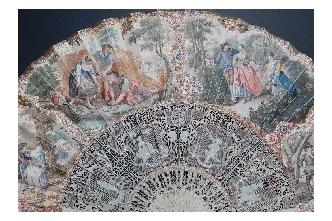 The four seasons, fan circa 1750-60