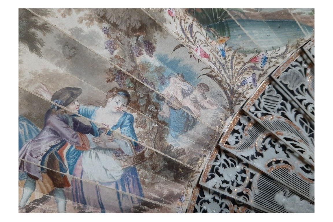 Les quatre saisons, éventail vers 1750-60 Les quatre saisons, éventail vers 1750-60