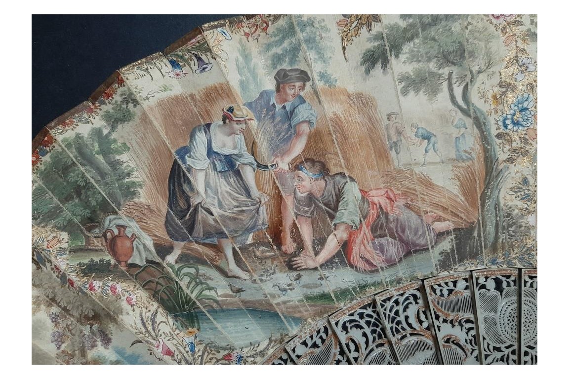 Les quatre saisons, éventail vers 1750-60 Les quatre saisons, éventail vers 1750-60