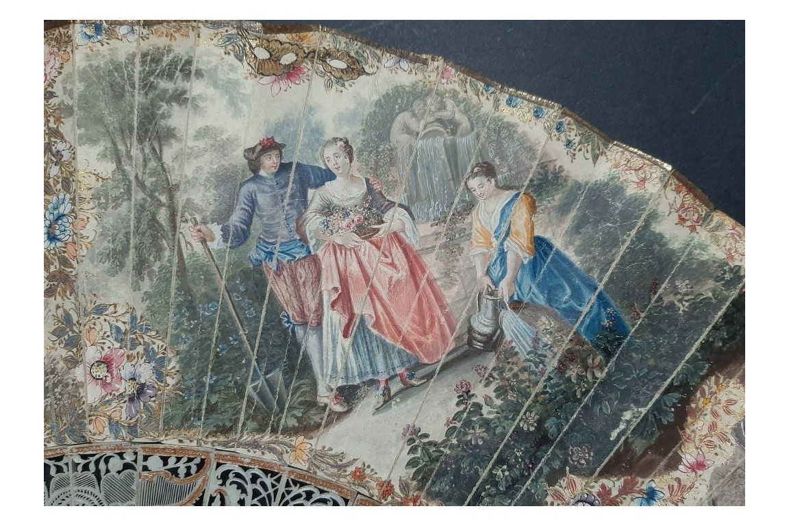 Les quatre saisons, éventail vers 1750-60 Les quatre saisons, éventail vers 1750-60