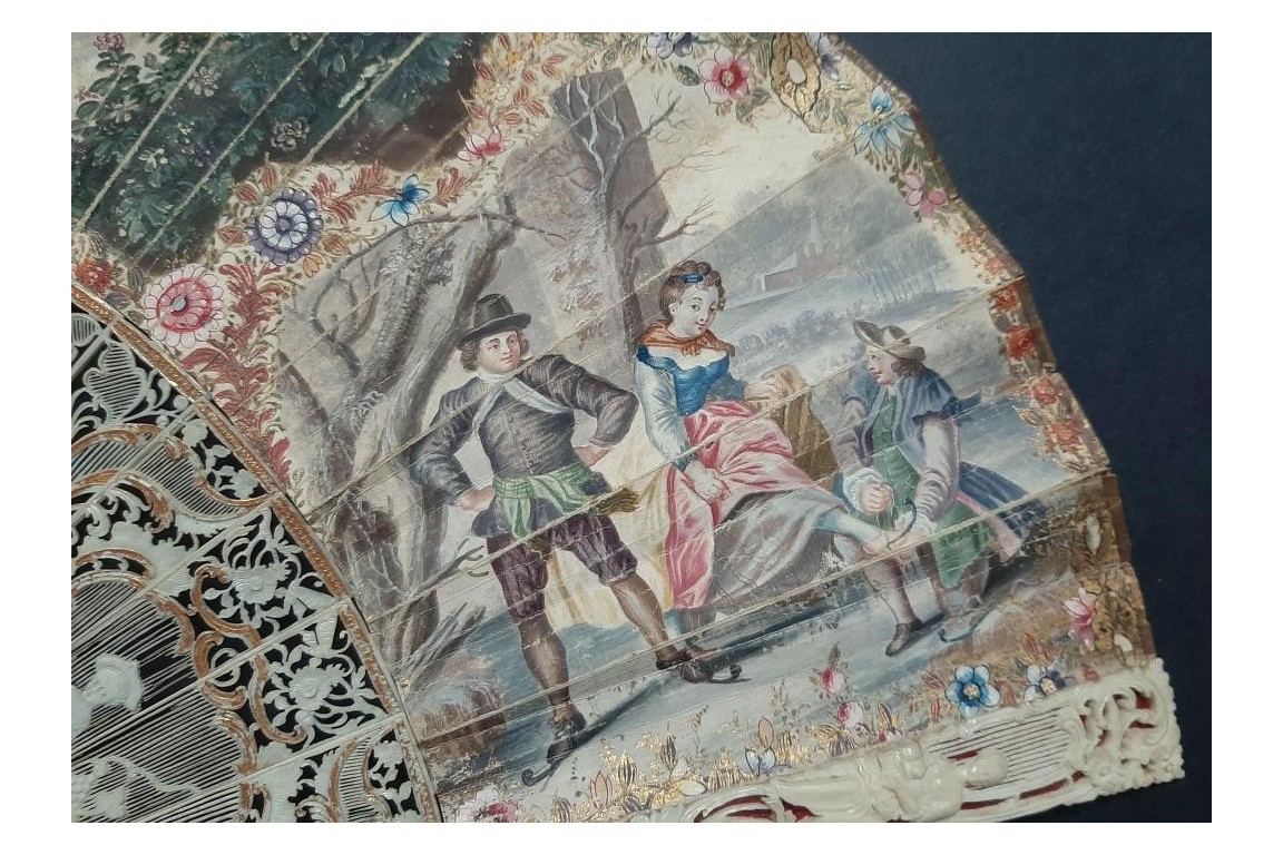 Les quatre saisons, éventail vers 1750-60 Les quatre saisons, éventail vers 1750-60