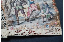 Les quatre saisons, éventail vers 1750-60