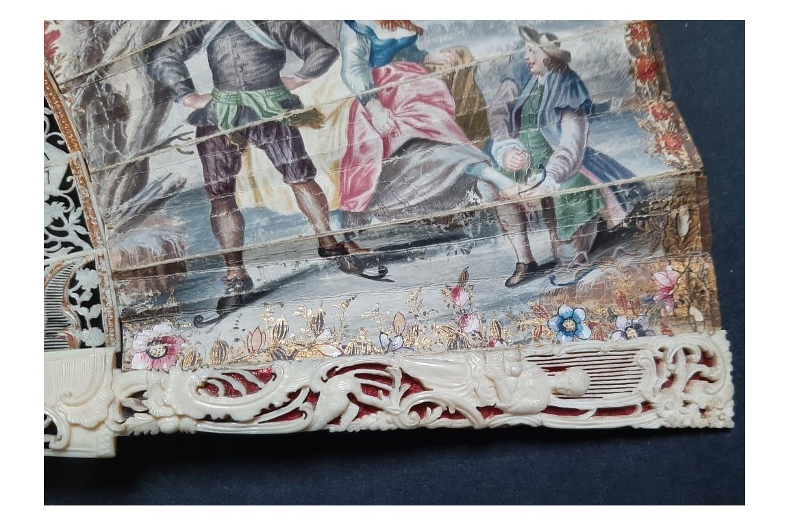 Les quatre saisons, éventail vers 1750-60 Les quatre saisons, éventail vers 1750-60