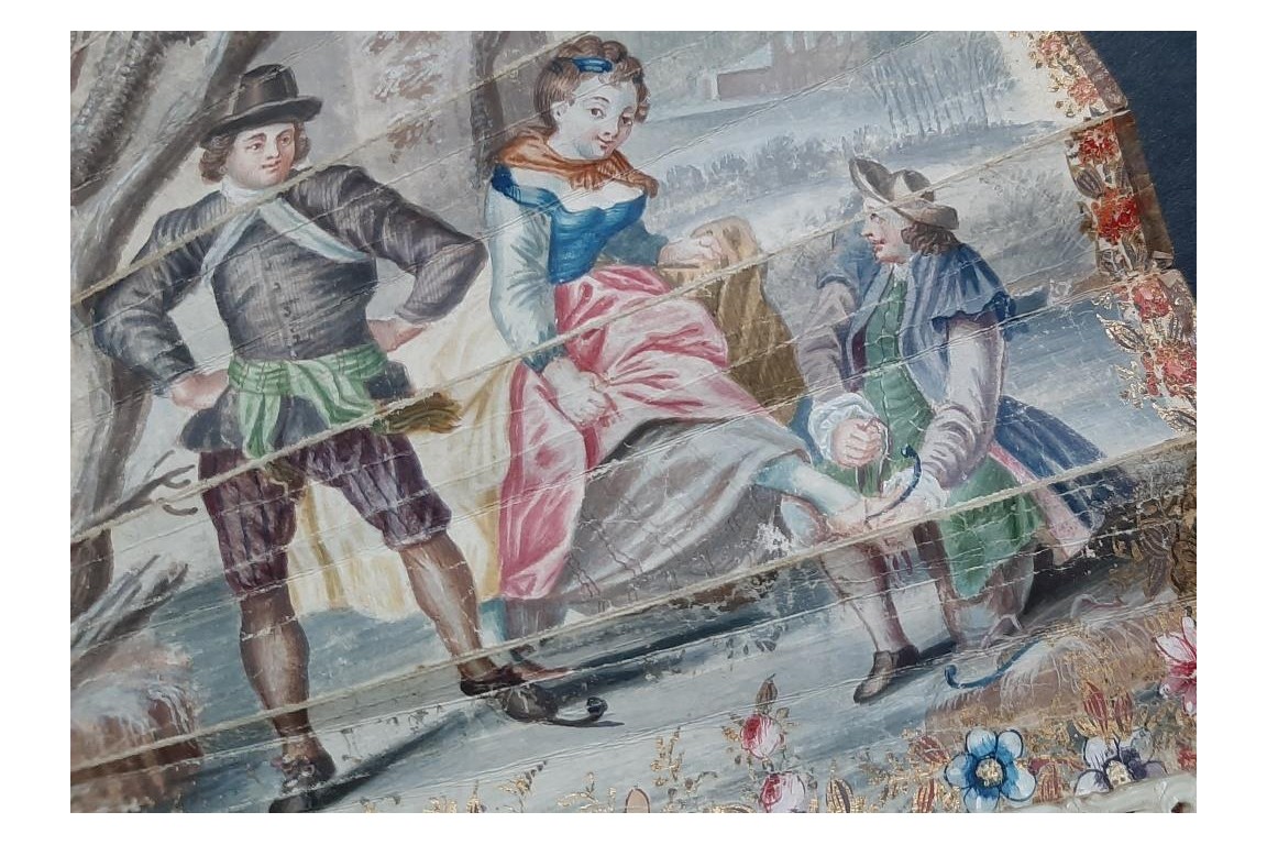 The four seasons, fan circa 1750-60