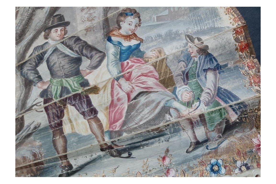 The four seasons, fan circa 1750-60