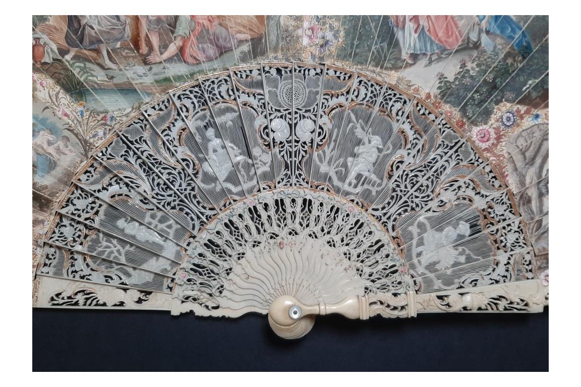 The four seasons, fan circa 1750-60