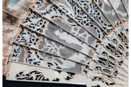 Les quatre saisons, éventail vers 1750-60