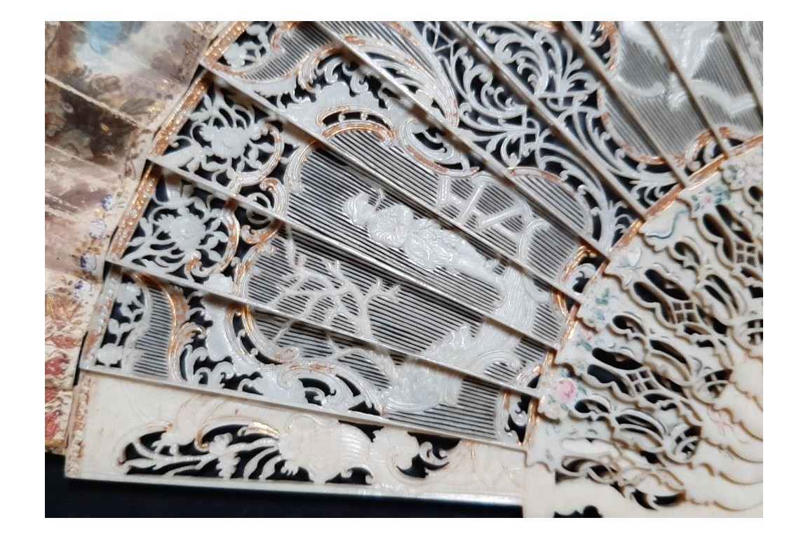 Les quatre saisons, éventail vers 1750-60 Les quatre saisons, éventail vers 1750-60