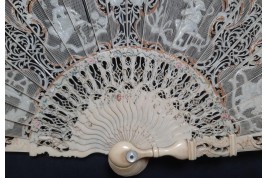 Les quatre saisons, éventail vers 1750-60