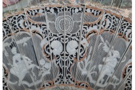 Les quatre saisons, éventail vers 1750-60