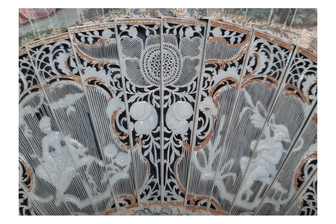 Les quatre saisons, éventail vers 1750-60 Les quatre saisons, éventail vers 1750-60