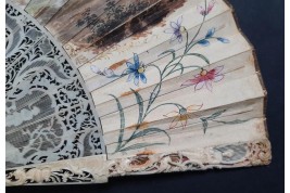 Les quatre saisons, éventail vers 1750-60