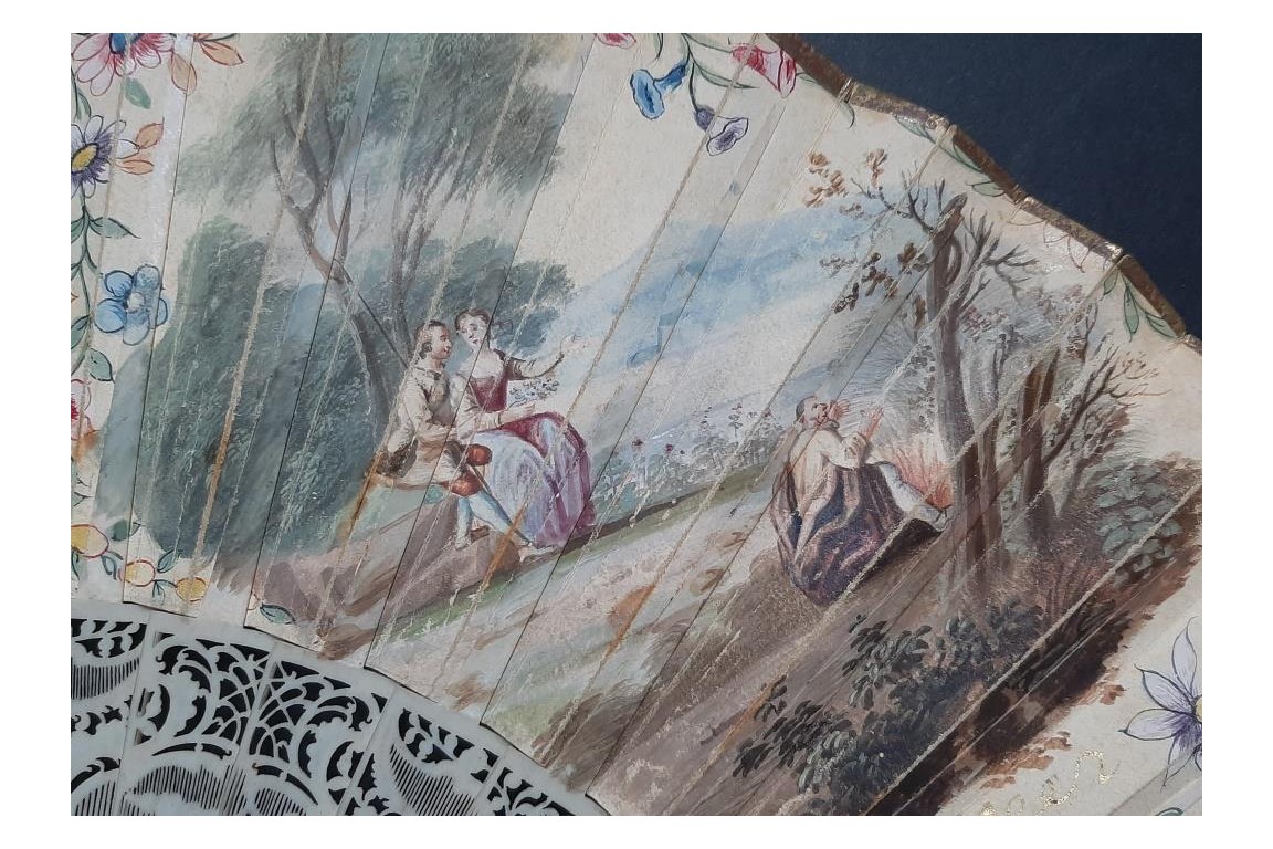 Les quatre saisons, éventail vers 1750-60 Les quatre saisons, éventail vers 1750-60