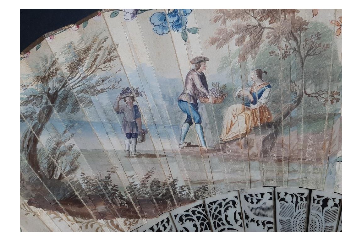 Les quatre saisons, éventail vers 1750-60 Les quatre saisons, éventail vers 1750-60