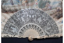 The four seasons, fan circa 1750-60