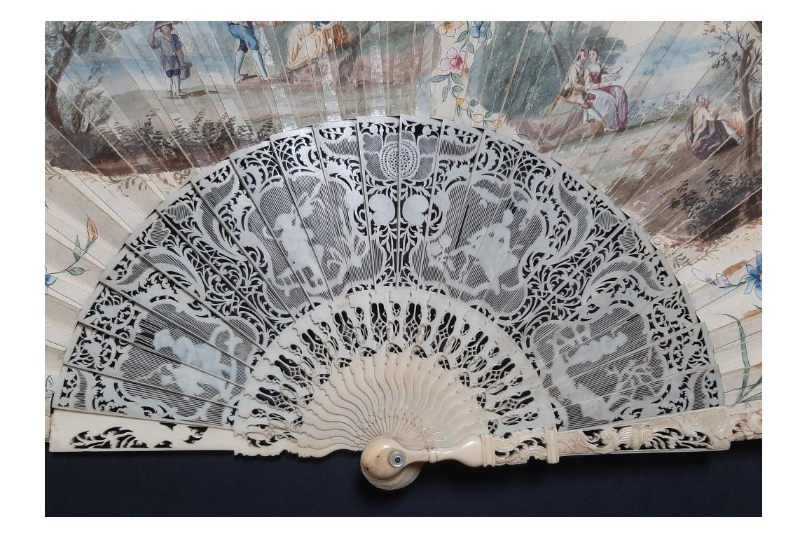 Les quatre saisons, éventail vers 1750-60 Les quatre saisons, éventail vers 1750-60