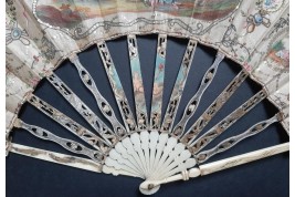 The Love Clock, fan circa 1780