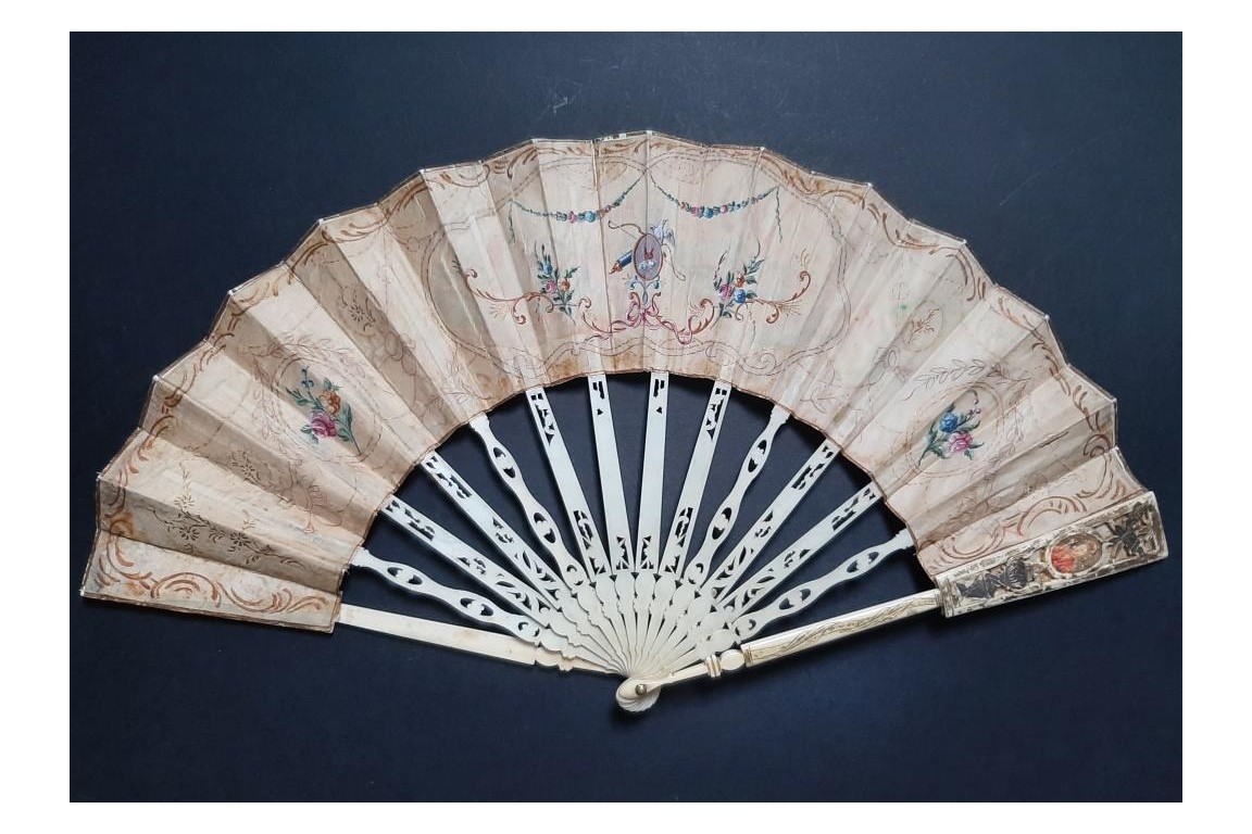 The Love Clock, fan circa 1780