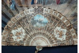 Wheat harvest time, early 20th century fan