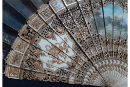 Wheat harvest time, early 20th century fan