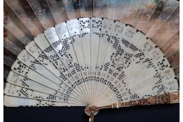 Wheat harvest time, early 20th century fan