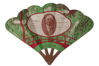 Commemorative fan, Carcassonne's bimillennial celebrations in 1928