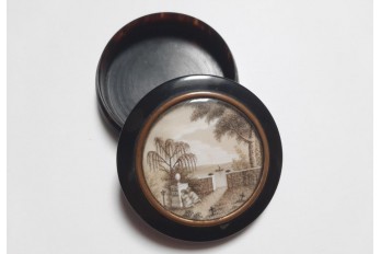 Wiedersehn... or the sadness of a goodbye, snuffbox early 19th century
