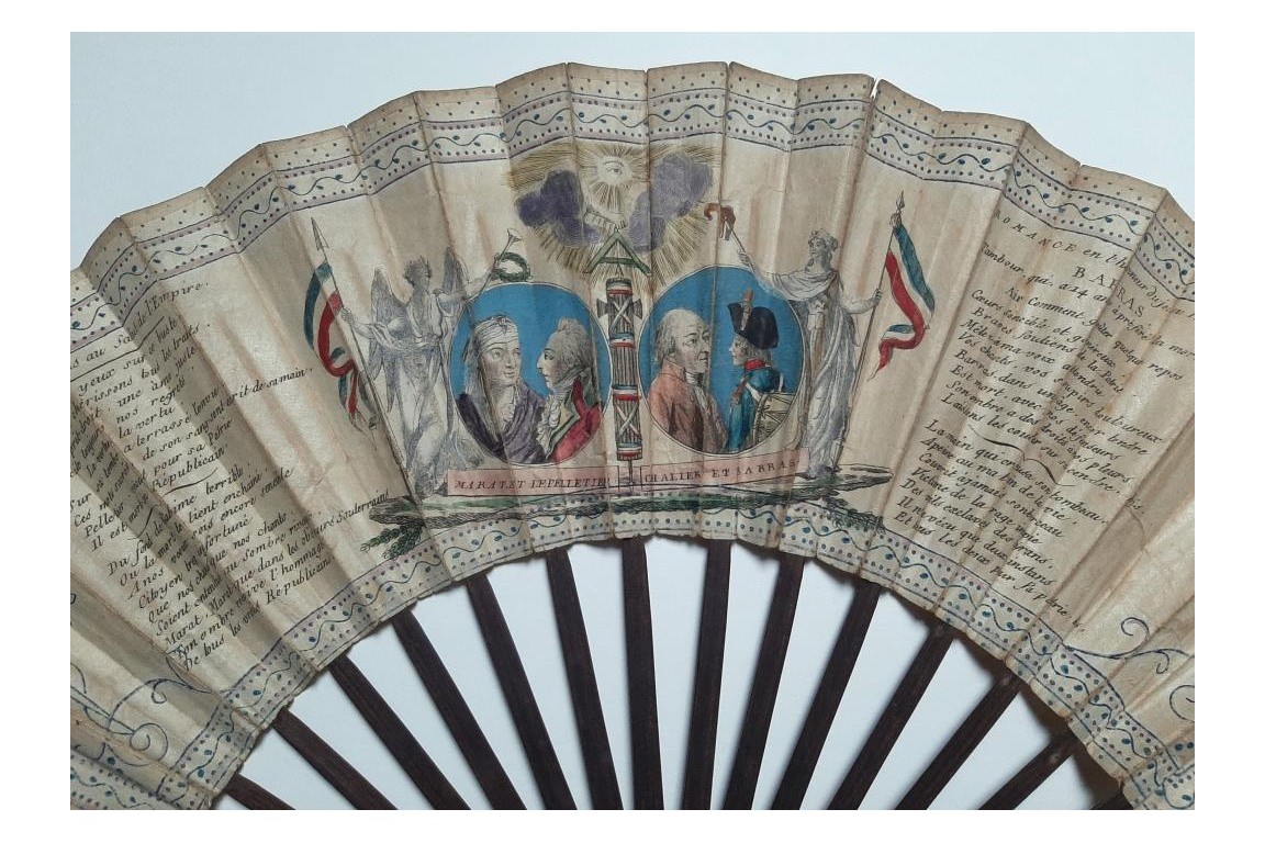 The death of the "Martyrs of the Republic", revolutionary fan circa 1793