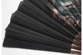 Retenir la mort, éventail fin XIXème siècle