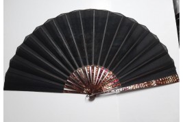 Holding back death, late 19th century fan