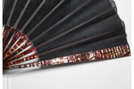 Holding back death, late 19th century fan