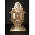 Porte-courrier calendrier de bureau, Alfonse Giroux, Second Empire