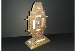 Porte-courrier calendrier de bureau, Alfonse Giroux, Second Empire