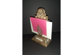 Porte-courrier calendrier de bureau, Alfonse Giroux, Second Empire