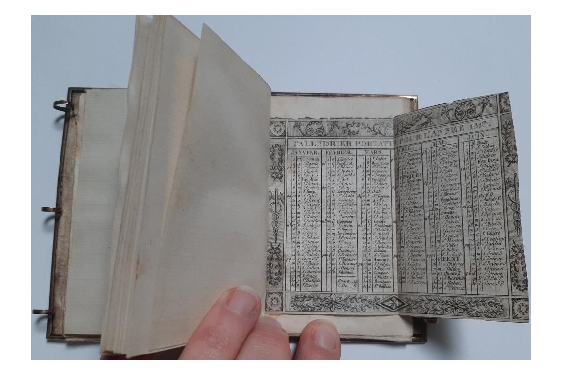 Carnet Souvenir, 1817