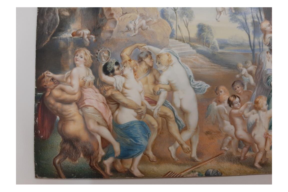 La fête de Vénus d'après Rubens, miniature de Germain, 1805