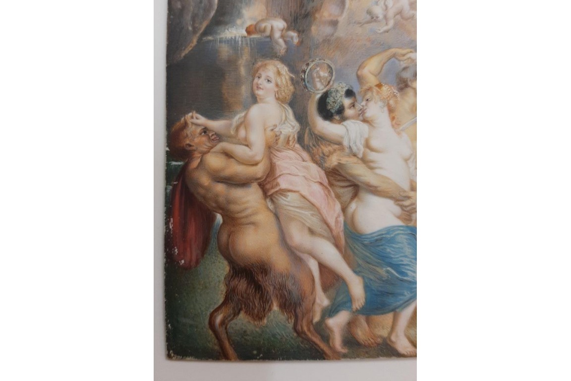 La fête de Vénus d'après Rubens, miniature de Germain, 1805