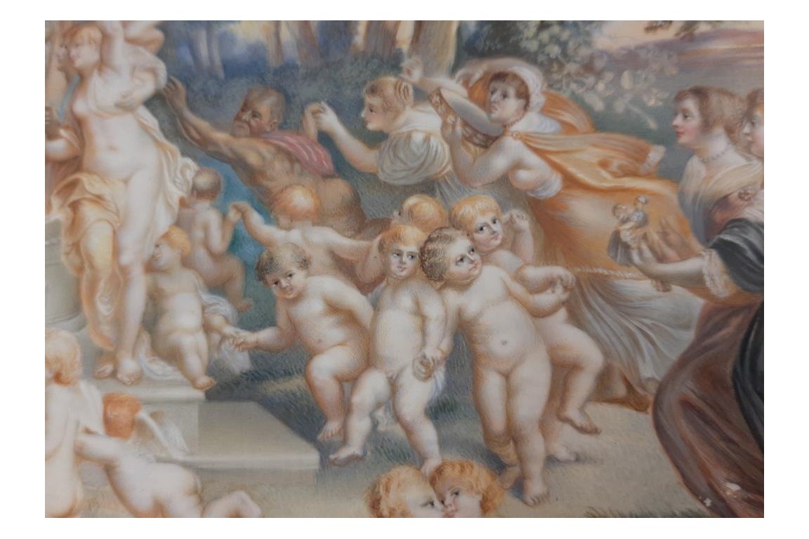 La fête de Vénus d'après Rubens, miniature de Germain, 1805