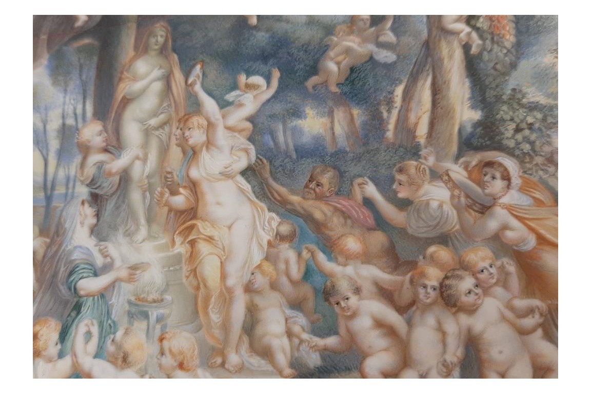 La fête de Vénus d'après Rubens, miniature de Germain, 1805