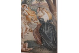 La fête de Vénus d'après Rubens, miniature de Germain, 1805