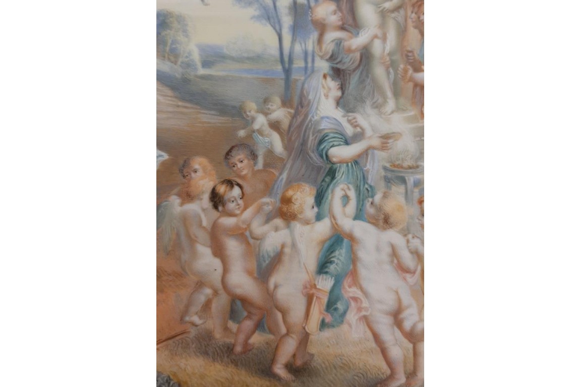 La fête de Vénus d'après Rubens, miniature de Germain, 1805