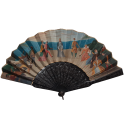 Venice Carnival, fan circa 1880