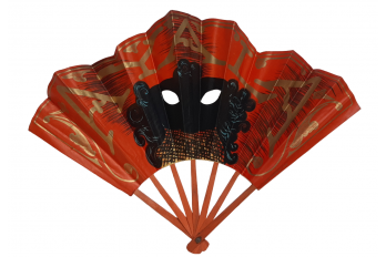 Ayala, mask fan for champagne, circa 1925-30